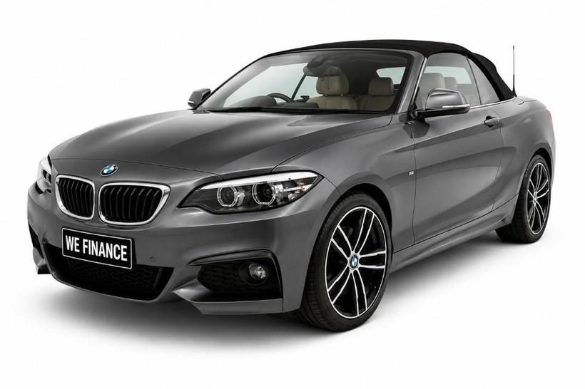 Grey 2017 BMW 220I Convertible Sport Line