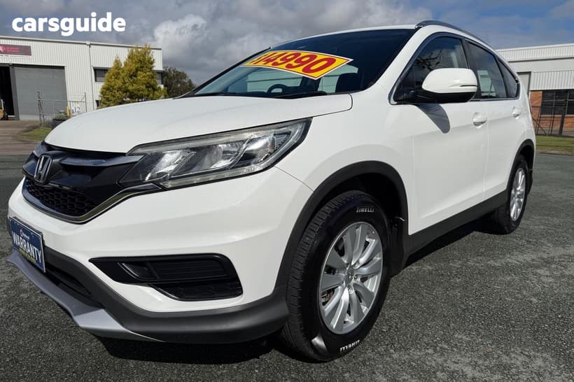 White 2015 Honda CR-V SUV VTI