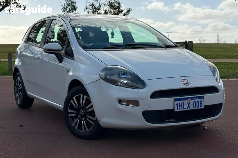 White 2014 Fiat Punto Hatchback Easy