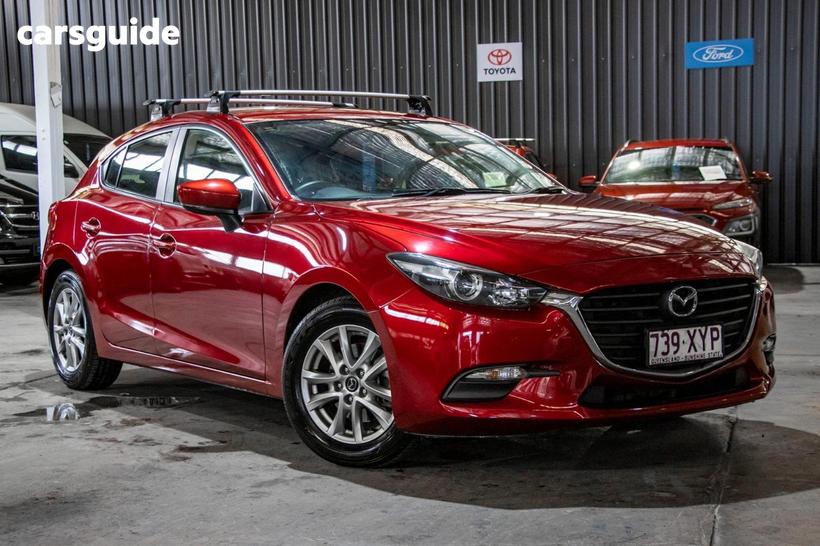 Red 2018 Mazda 3 Hatchback Neo Sport