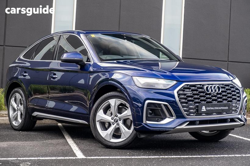 Blue 2024 Audi Q5 Sportback 40 Tdi Quattro S Line Mhev