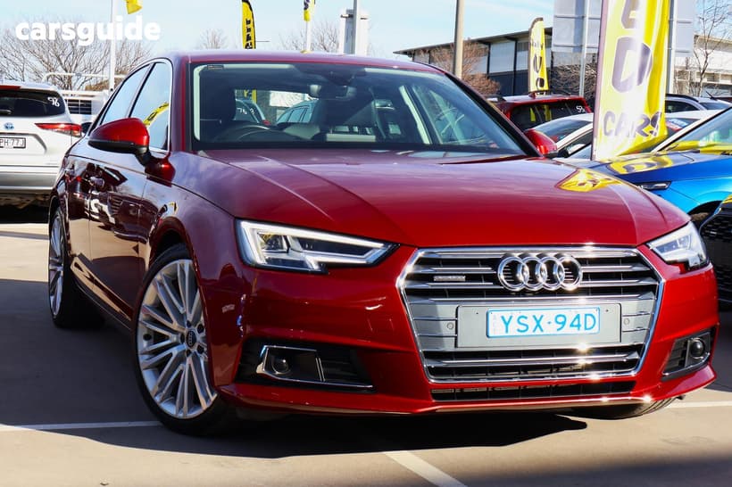 Red 2017 Audi A4 Sedan 2.0 Tdi Quattro S Tronic Sport