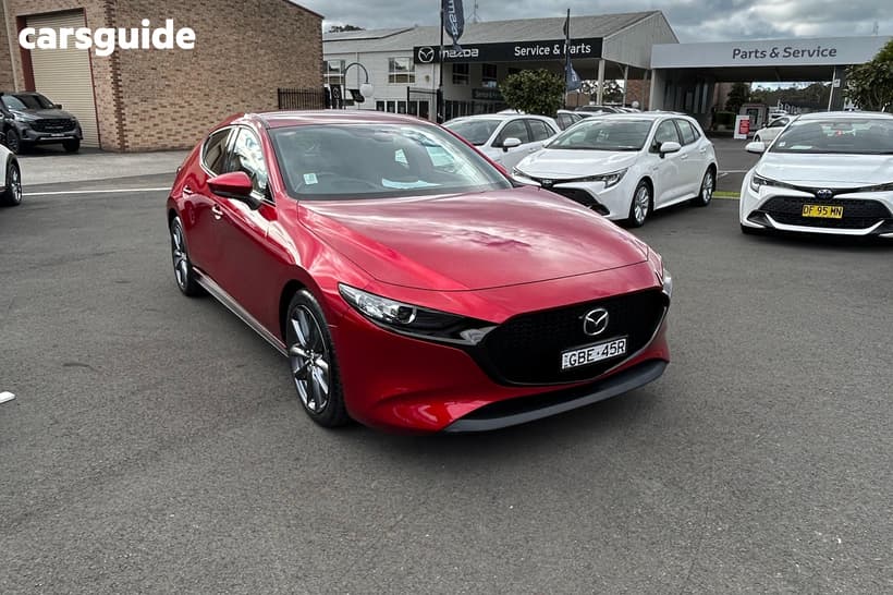 Red 2019 Mazda 3 Hatchback G25 Gt