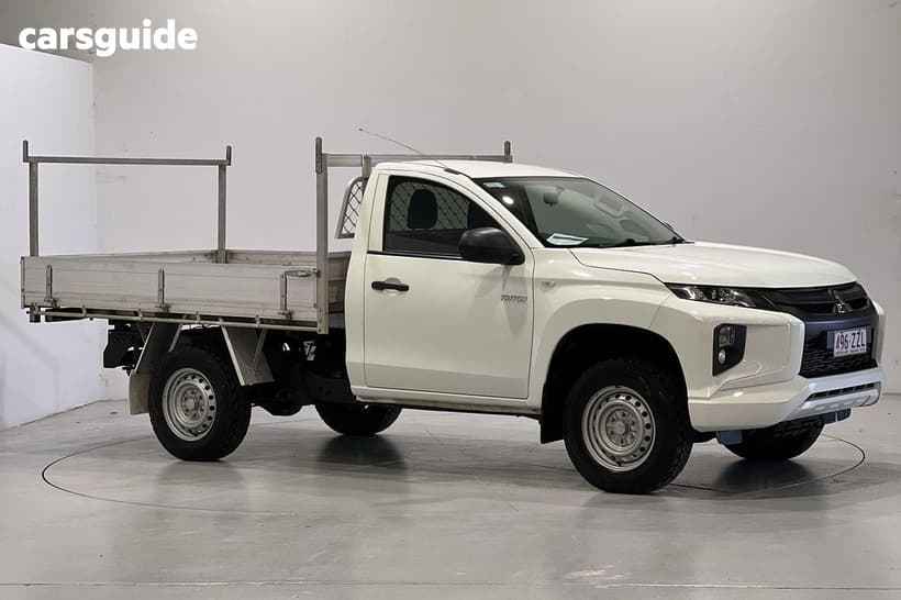 White 2020 Mitsubishi Triton Cab Chassis Glx