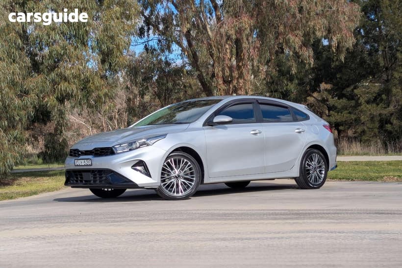 Silver 2022 Kia Cerato Hatchback Sport+