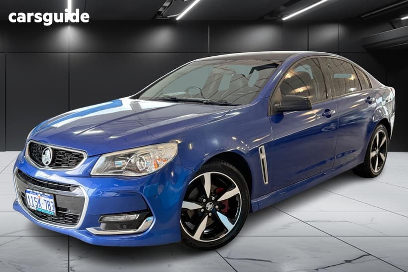 Blue 2017 Holden Commodore Sedan Sv6