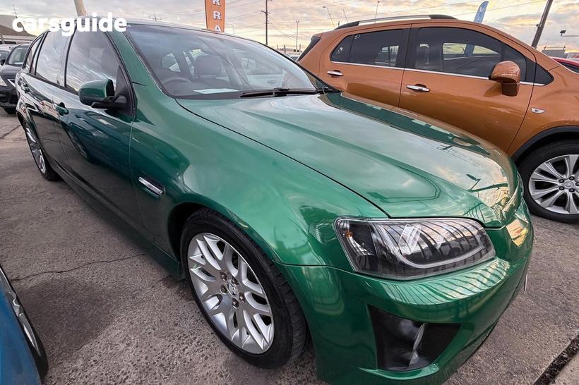 Green 2009 Holden Commodore Sportswagon Sv6