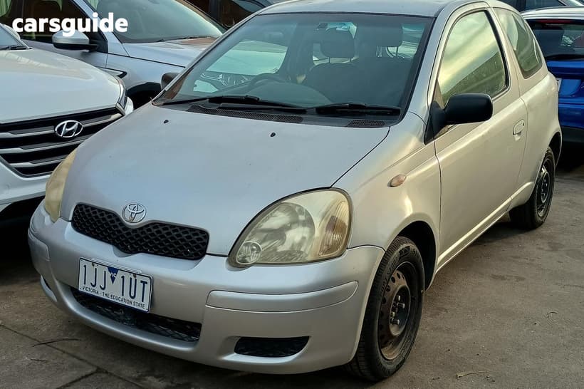 Silver 2004 Toyota Echo Hatchback