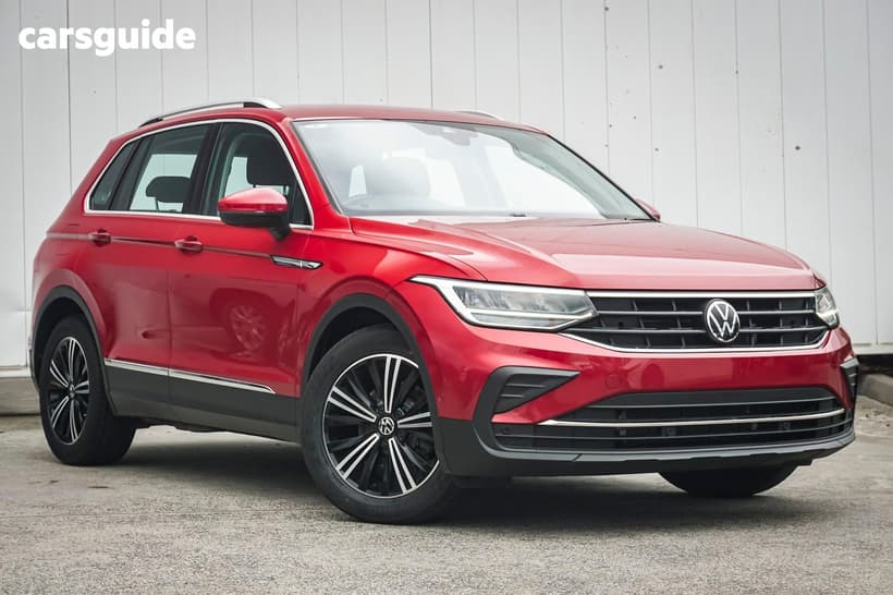 Red 2023 Volkswagen Tiguan Wagon 110Tsi Life