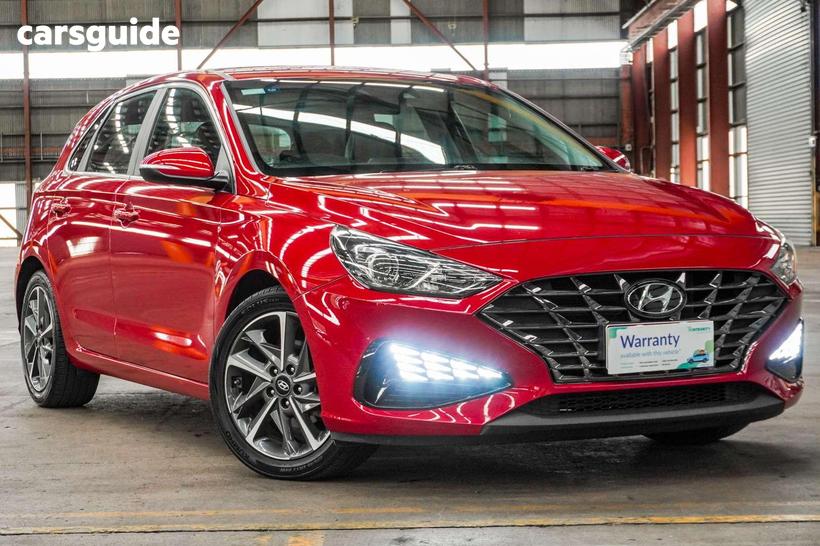 Red 2021 Hyundai I30 Hatchback Elite