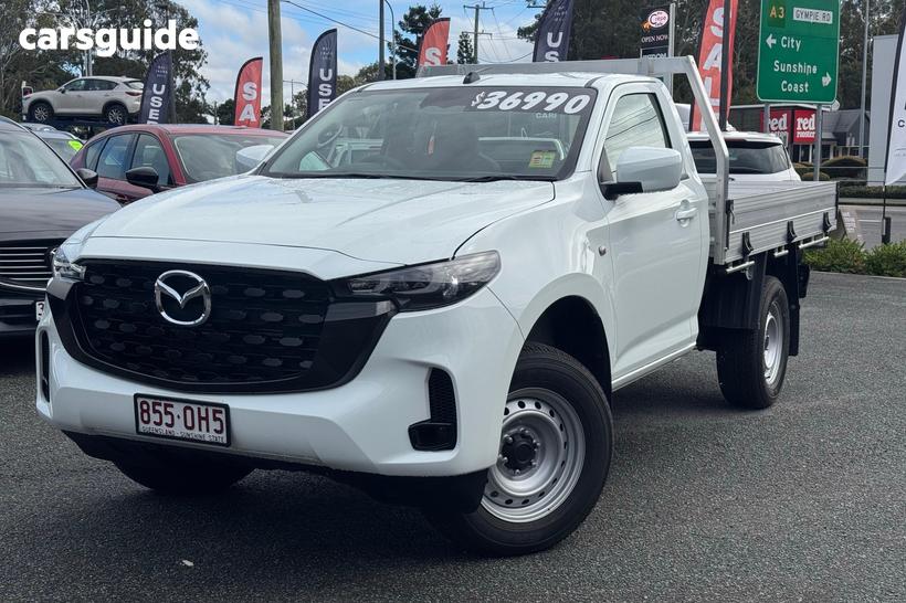 White 2025 Mazda BT-50 Cab Chassis Xs (4X2)