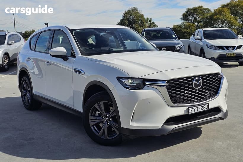 White 2025 Mazda CX-60 Wagon D50E Pure Hybrid