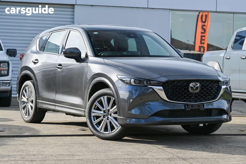 Grey 2022 Mazda CX-5 Wagon Akera Turbo (Awd)