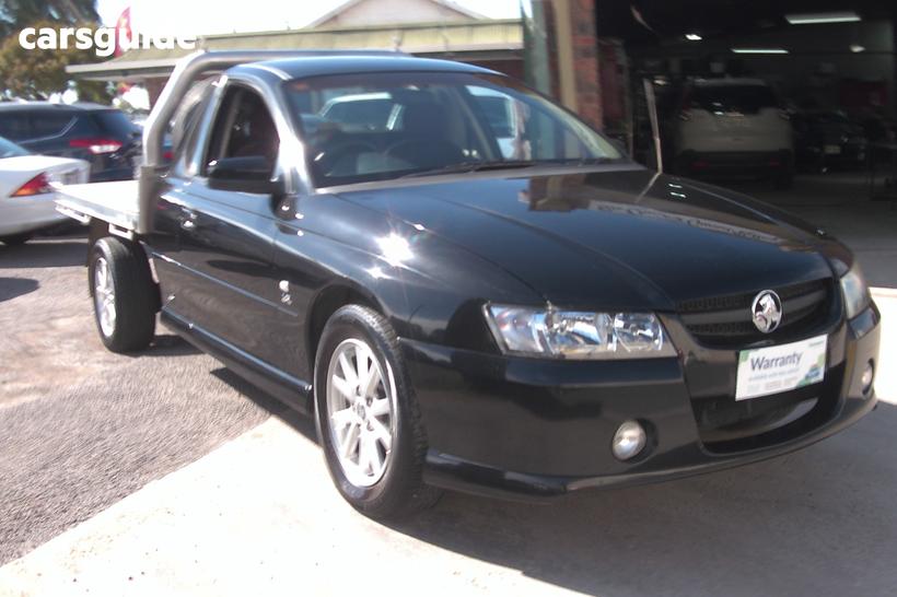 Black 2004 Holden Commodore Utility S