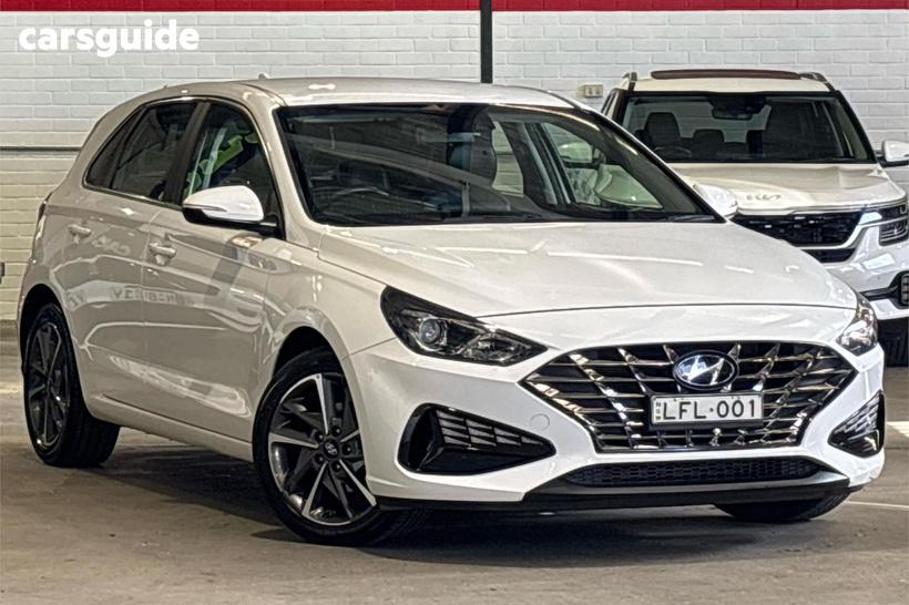 White 2021 Hyundai I30 Hatchback Active
