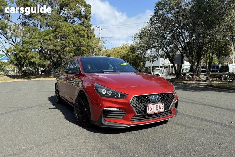 Red 2021 Hyundai I30 Hatchback N Line Premium