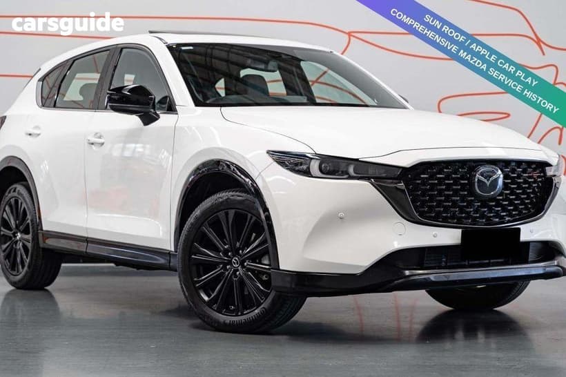 White 2022 Mazda CX-5 Wagon Gt (Awd)