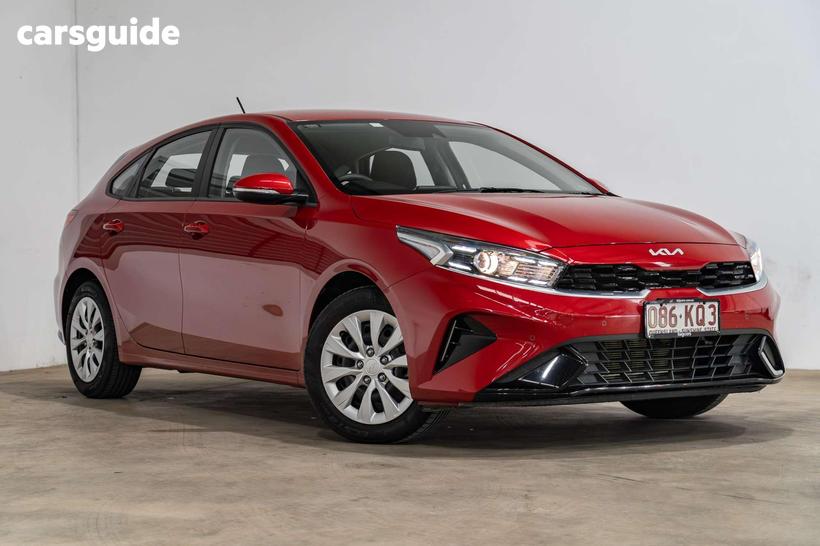 Red 2024 Kia Cerato Hatchback S