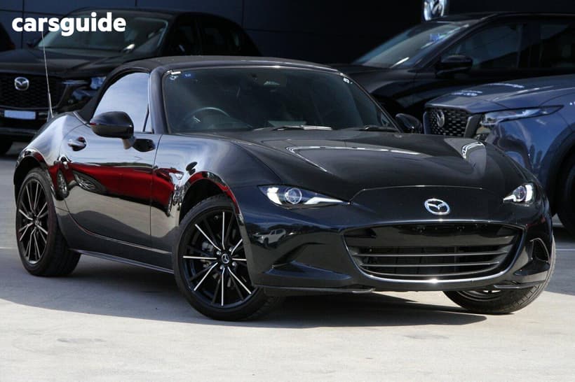 Black 2024 Mazda MX-5 Convertible G20 Roadster Gt