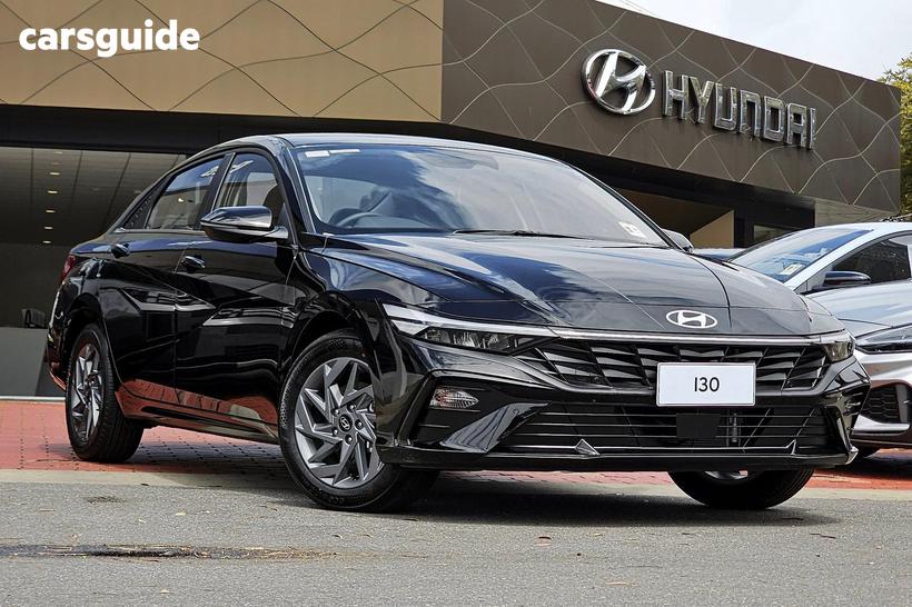 Black 2026 Hyundai I30 Sedan Hev 1.6P Dct