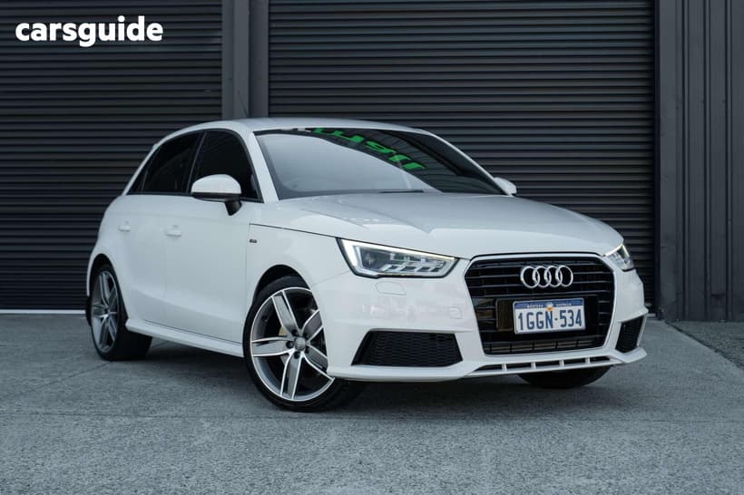 White 2016 Audi A1 Hatchback Sportback 1.8 Tfsi S Line