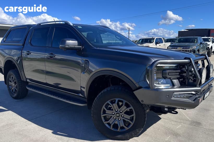 Grey 2022 Ford Ranger Double Cab Pick Up Sport 3.0 (4X4)