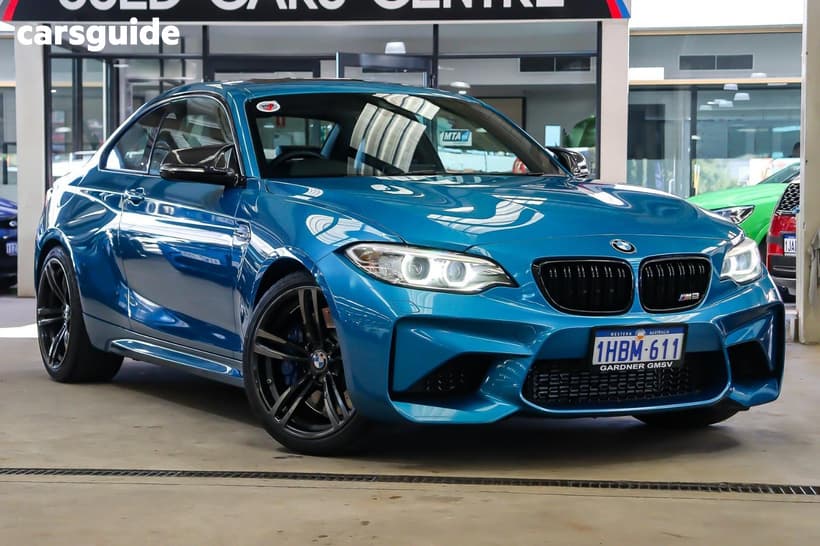 Blue 2017 BMW M2 Coupe