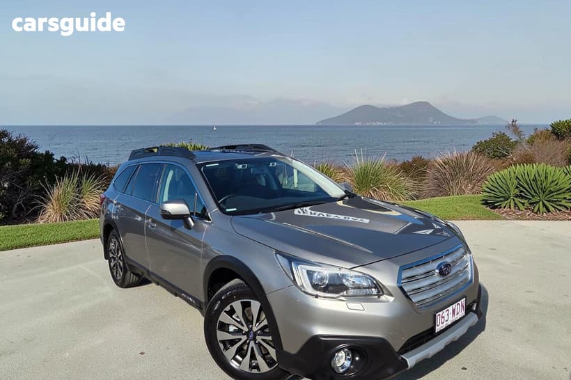 Beige 2015 Subaru Outback Wagon 2.5I Premium