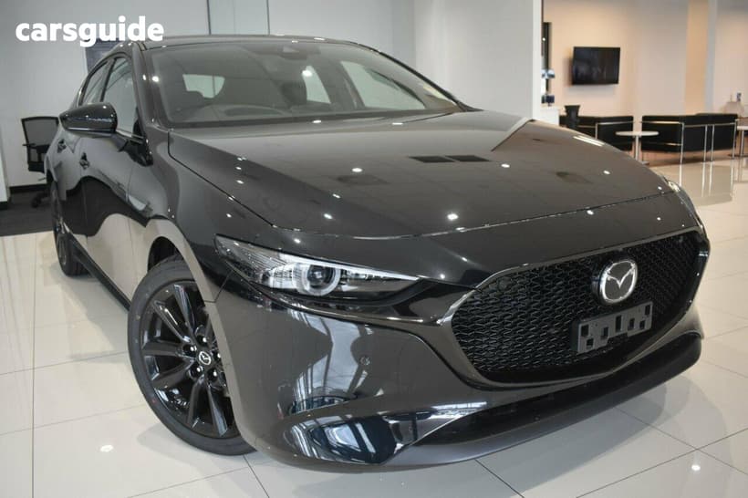 Black 2026 Mazda Mazda3 Hatchback G25 Astina