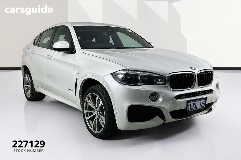 White 2015 BMW X6 Coupe Xdrive 30D