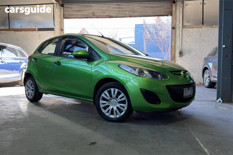 Green 2010 Mazda 2 Hatchback Neo