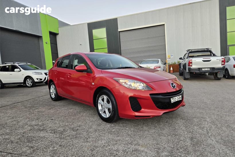 Red 2011 Mazda 3 Hatchback Neo