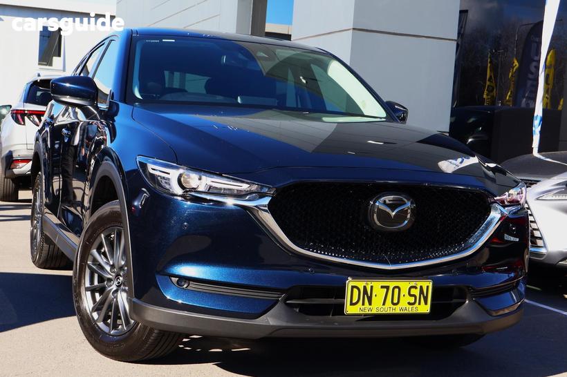 Blue 2020 Mazda CX-5 Wagon Touring (4X4)