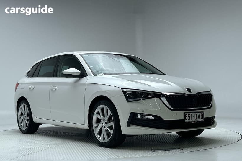 White 2022 Skoda Scala Hatchback Signature 110Tsi
