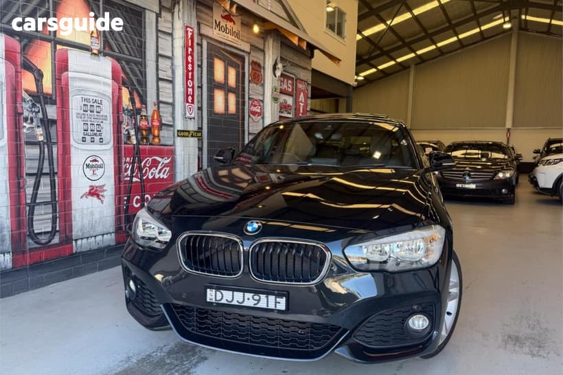Black 2016 BMW 1 Hatch 120I SPORT LINE R