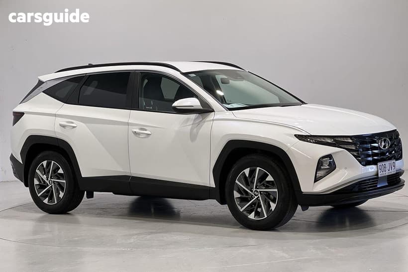 White 2024 Hyundai Tucson Wagon Elite (Awd)