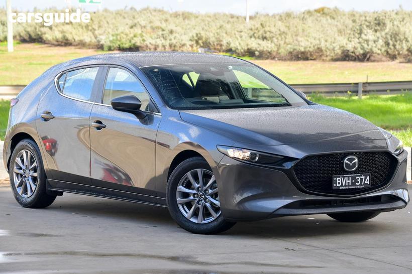 Grey 2021 Mazda 3 Hatchback G20 Pure