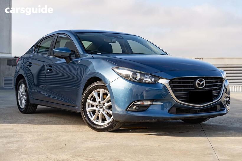 Blue 2017 Mazda 3 Sedan Maxx