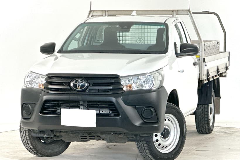 White 2022 Toyota Hilux Cab Chassis Workmate Hi-Rider (4X2)