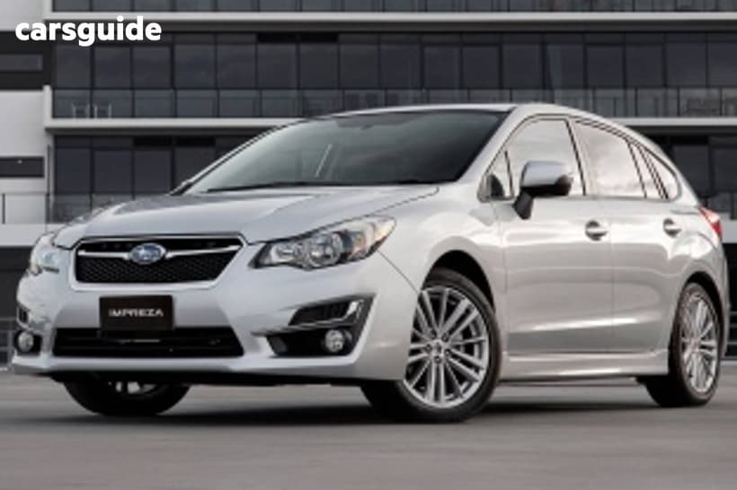 White 2015 Subaru Impreza Hatchback 2.0I Premium (Awd)