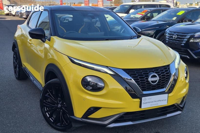Yellow 2025 Nissan Juke Hatchback N-Sport