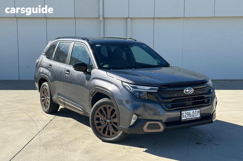 Grey 2025 Subaru Forester Wagon Hybrid Sport (Awd)