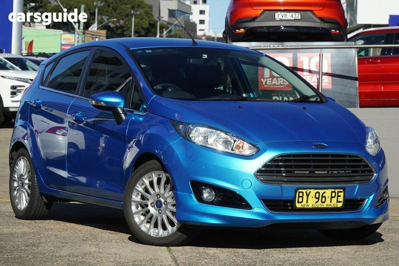 Blue 2013 Ford Fiesta Hatchback Sport
