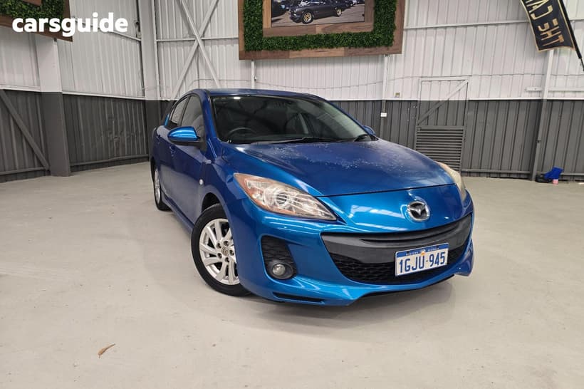 Blue 2012 Mazda 3 Sedan Maxx Sport