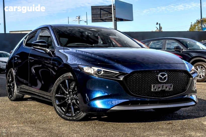 Blue 2026 Mazda Mazda3 Hatchback G25 Evolve Sp Vision