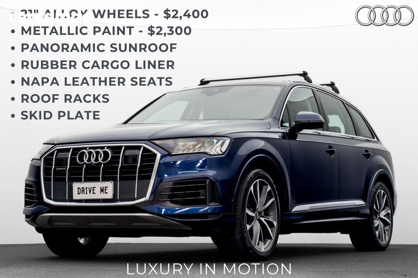 Blue 2021 Audi Q7 Wagon 50 Tdi Quattro Mhev