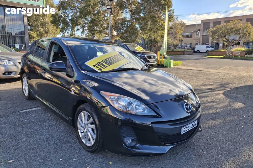 Black 2012 Mazda 3 Hatchback Maxx Sport
