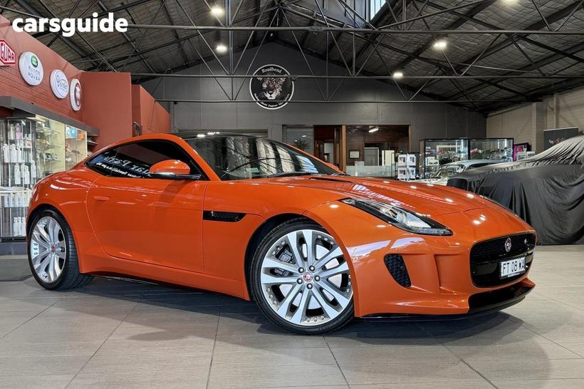 Orange 2016 Jaguar F-Type Coupe V6 S