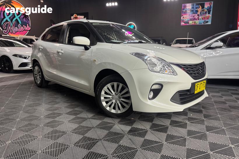 White 2022 Suzuki Baleno Hatchback Gl