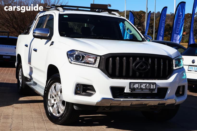 White 2020 LDV T60 Double Cab Utility Luxe (4X4)